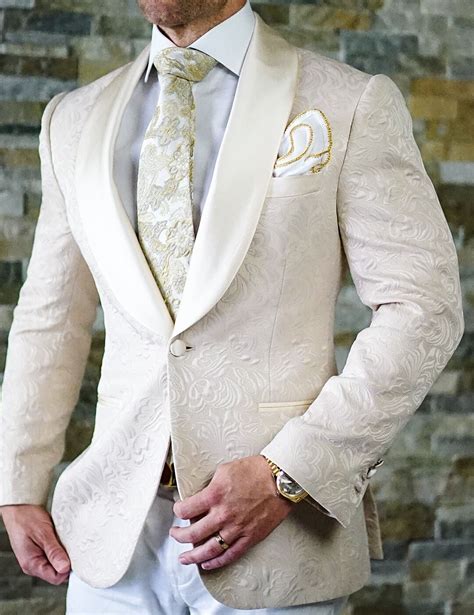 Ivory Paisley Dinner Jacket Is Now Here And Ready For You Get Yours