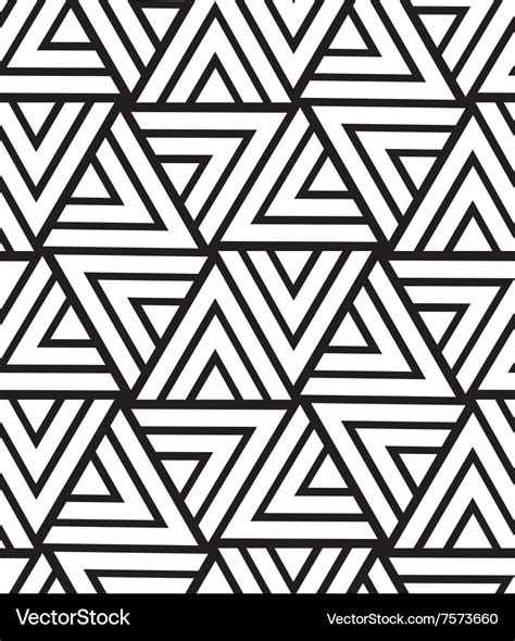 Geometric Seamless Pattern Modern Triangle Texture