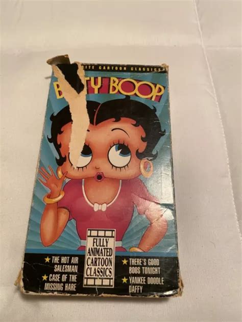 Vintage Betty Boop Movie Vhs Cartoon Vhs Movie 1989 Animated £640