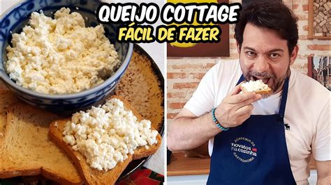 Como Fazer QUEIJO COTTAGE Receita De COTTAGE Caseiro LOWCARB