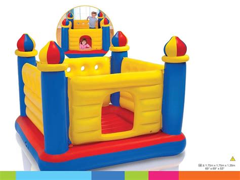 Intex Jump O Lene Castle Inflatable Bouncer, for Ages 3-6