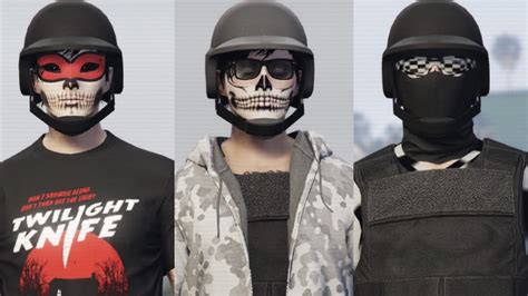 GTA 5 Online Multiple Basic Base Male Outfit Components Tryhard