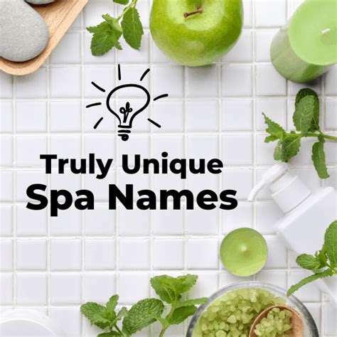 287 Unique Spa Names For 2024 Day And Med Spa