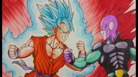 Drawing Goku Vs Hit The Assassin Kaioken X Dragonball Super