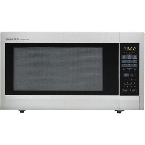 Sharp Carousel 22 Cu Ft 1200 Watt Countertop Microwave Stainless