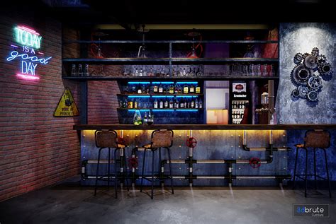 Industrial Bar 3d Model Buy Download 3dbrute