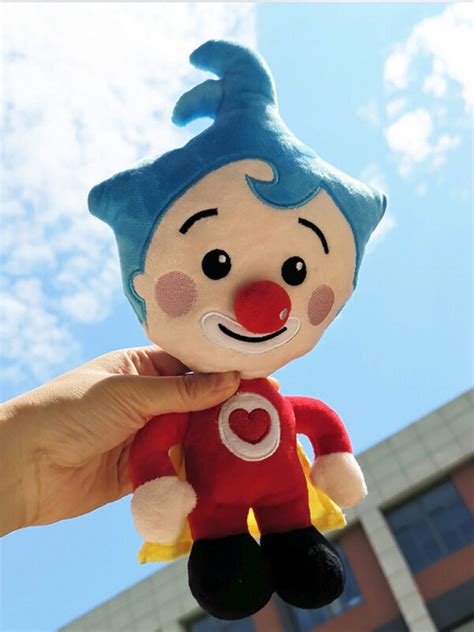 25cm Plim Plim Clown Plush Toy Kawaii Clown Plushie Doll Soft Stuffed