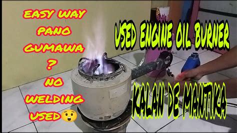 Easy Way How To Make Waste Oil Stove Burner Step By Step No Welding