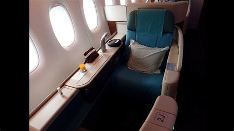 Review Korean Air A First Class Icn Jfk Youtube