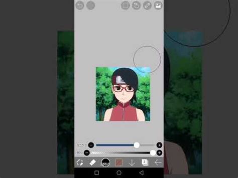 Sarada Uchiha without glasses Сарада без очков - YouTube