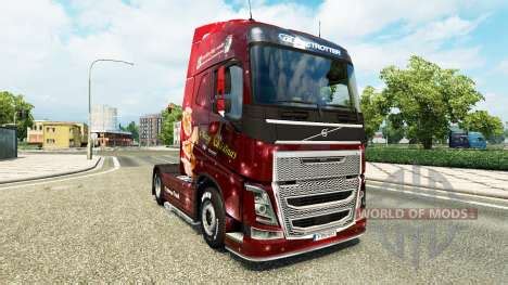 Weihnachts skin für Volvo LKW für Euro Truck Simulator 2