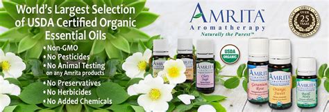 Amrita Aromatherapy Worlds Largest Selection Of Organic Essential