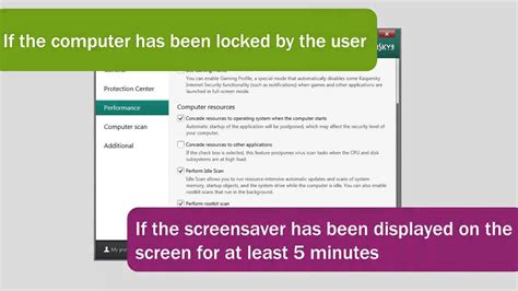 How To Enable Idle Scan In Kaspersky Internet Security 2014 YouTube
