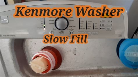 Kenmore Washer F8 E1 Slow Fill Appliance Repair Youtube Free Download