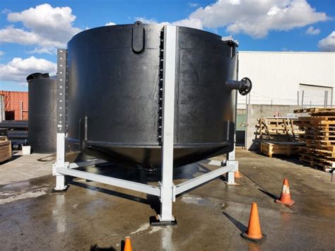 New Molasses Tank Delivered And Installed Industrial Plastics