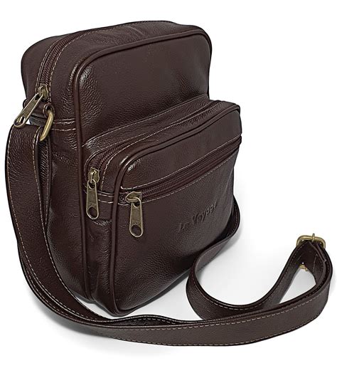 Bolsa Masculina Tiracolo Feita De Couro Leg Timo Elo