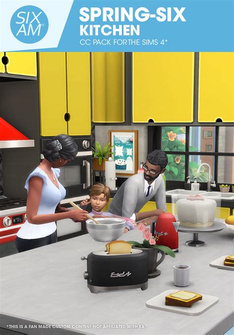 Spring-Six Kitchen CC Pack - The Sims 4 Build / Buy - CurseForge