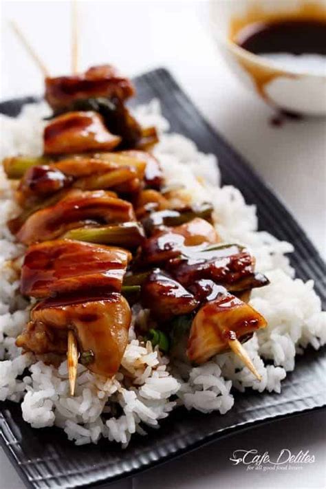 Easy Japanese Chicken Yakitori Cafe Delites