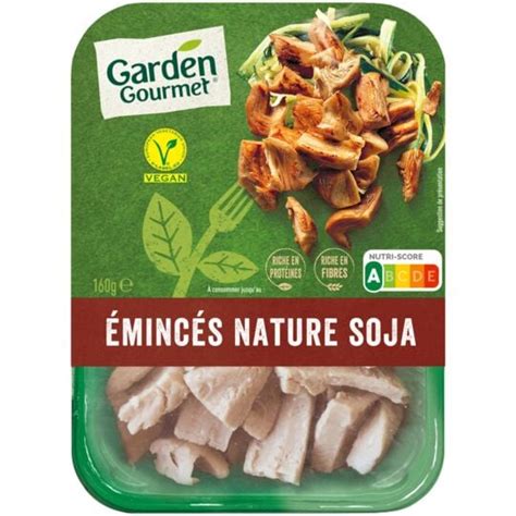 Emincés nature soja GARDEN GOURMET la barquette de 160g à Prix Carrefour