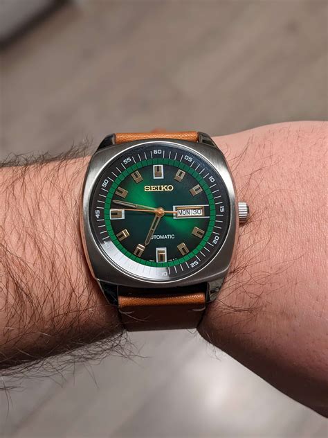 Seiko Recraft with a leather strap [SNKM97] : r/Seiko