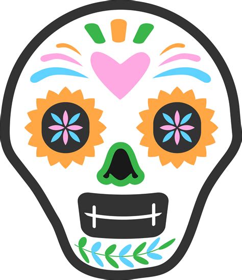 Day Of The Dead Icon 12221946 Png