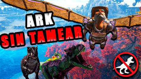 100 DÍAS en ARK sin TAMEAR DINOS VOLANDO POR CRYSTAL ISLES 6 YouTube