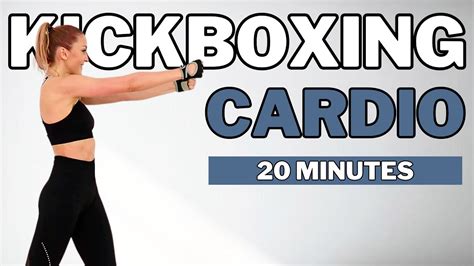 20 Min CARDIO KICKBOXINGALL STANDINGFAT BURNINGLOW IMPACTNO REPEAT