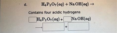 Solved Complete And Balance Each Acid Base Reaction Use Chegg