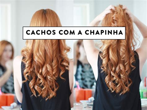 Como fazer cachos a chapinha prancha Super fácil fotos e