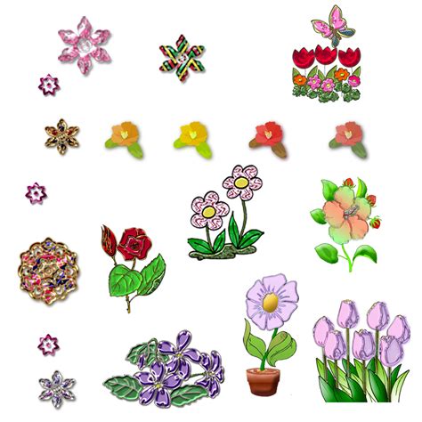 Download Happy Easter Flowers Digital Scrapbooking Royalty Free