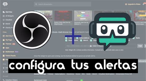 Como Configurar Tus Alertas En STREAMLABS Para Obs Studio Facil