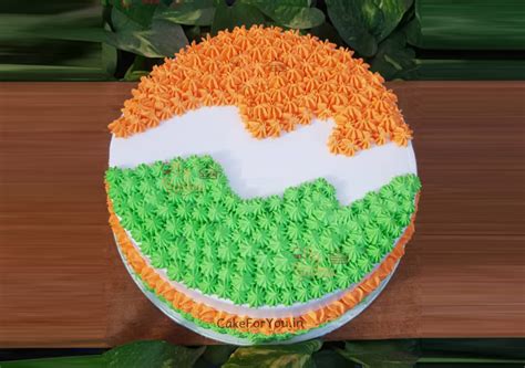 Tri Color Cake Independence Day Cake 15 August Cake Cake For You