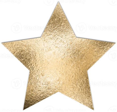 Recorte De Estrella Brillante Brillo Dorado Png