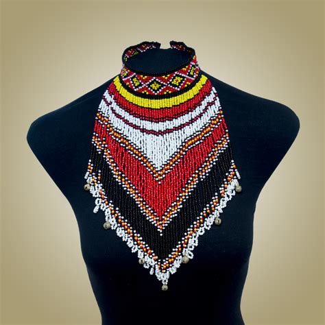 FILIPINIANA Ethnic Manobo T'boli 8-layered Traditional Bead Necklace Philippines Mindanao ...