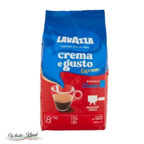 Kawa Ziarnista Lavazza Espresso Crema E Gusto Classico Kg W Oski