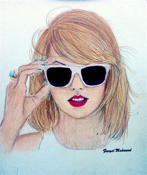 Taylor Swift Pencil Sketch