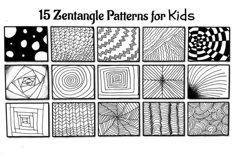 Zentangle Patterns Free Printable