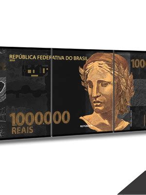 Quadro Decorativo Milhao De Reais Pecas X Compre Produtos