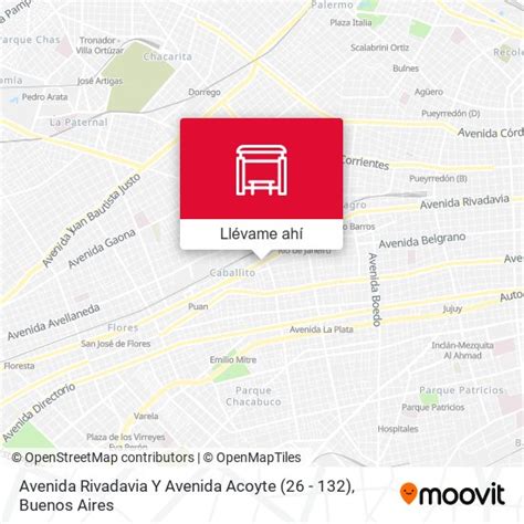 Avenida Rivadavia Y Avenida Acoyte 26 132 Parada Rutas Horarios