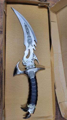 Twin Dragon Claw Dagger With Display Athame Wiccan Pagan Ritual