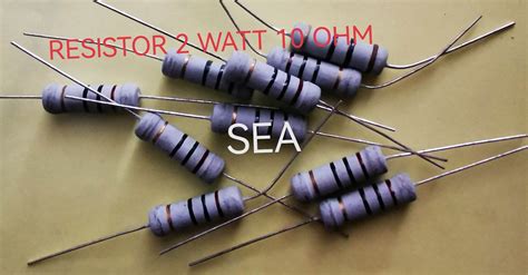 Resistor Watt Ohm Isi Pcs Lazada Indonesia