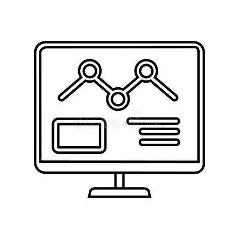 Data Analysis Icon Vector Set Profit Graph Illustration Sign Collection Data Science Symbol Or