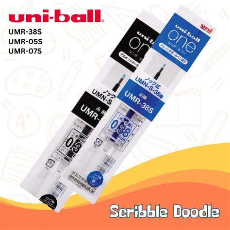 Jual Refill UNI Uniball One Gel Ballpoint Pen UMR-38S | UMR-05S | UMR-07S / Refill Pulpen Uni