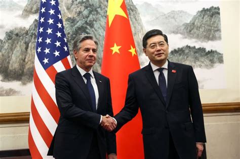 Blinken Begins Two Day Meetings High Stakes Mission For Us China Tensions