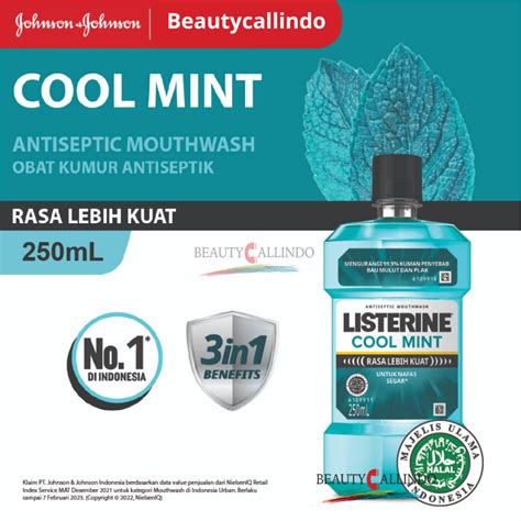 Jual LISTERINE Antiseptic Mouthwash Obat Kumur Antiseptik Cool Mint