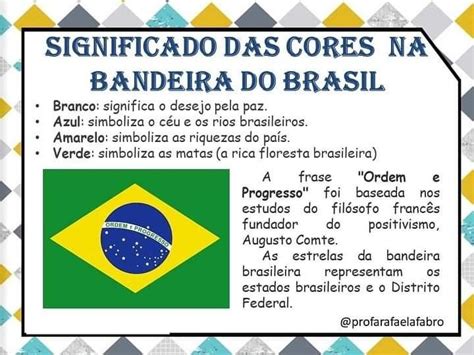 Bandeira Do Brasil Significado Das Cores Para Colorir Quantas