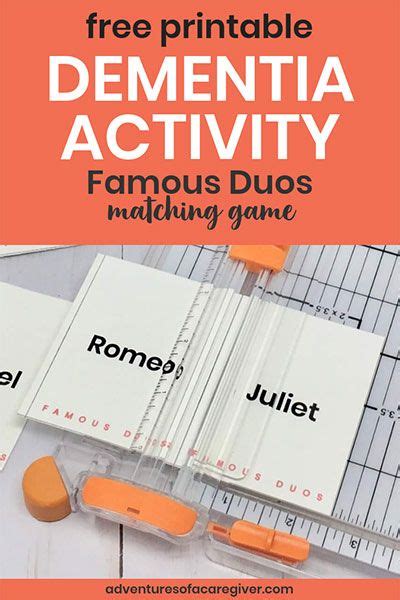 Printable Dementia Activities For Seniors