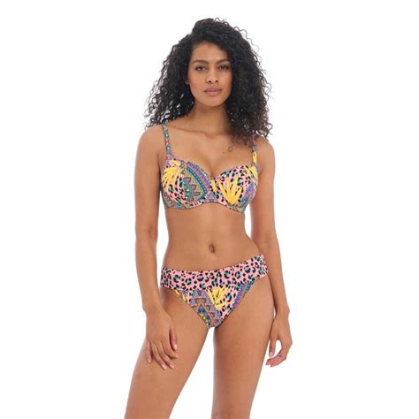 Plavky Spodn D L Freya Swim Cala Fiesta Fold Bikini Brief Multi