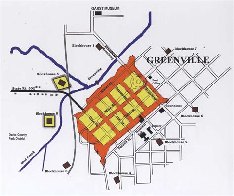 Greenville Street Map