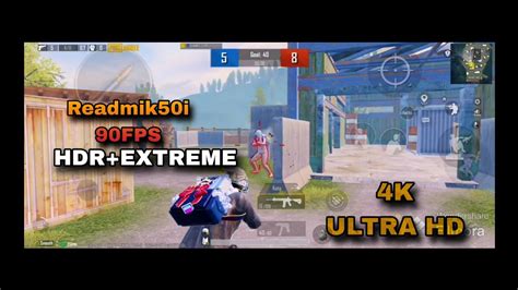 Xiaomi Redmi K50i 90fps Vs Vivo V27 60fps Pubg Tdm Test 1vs1 Redmi